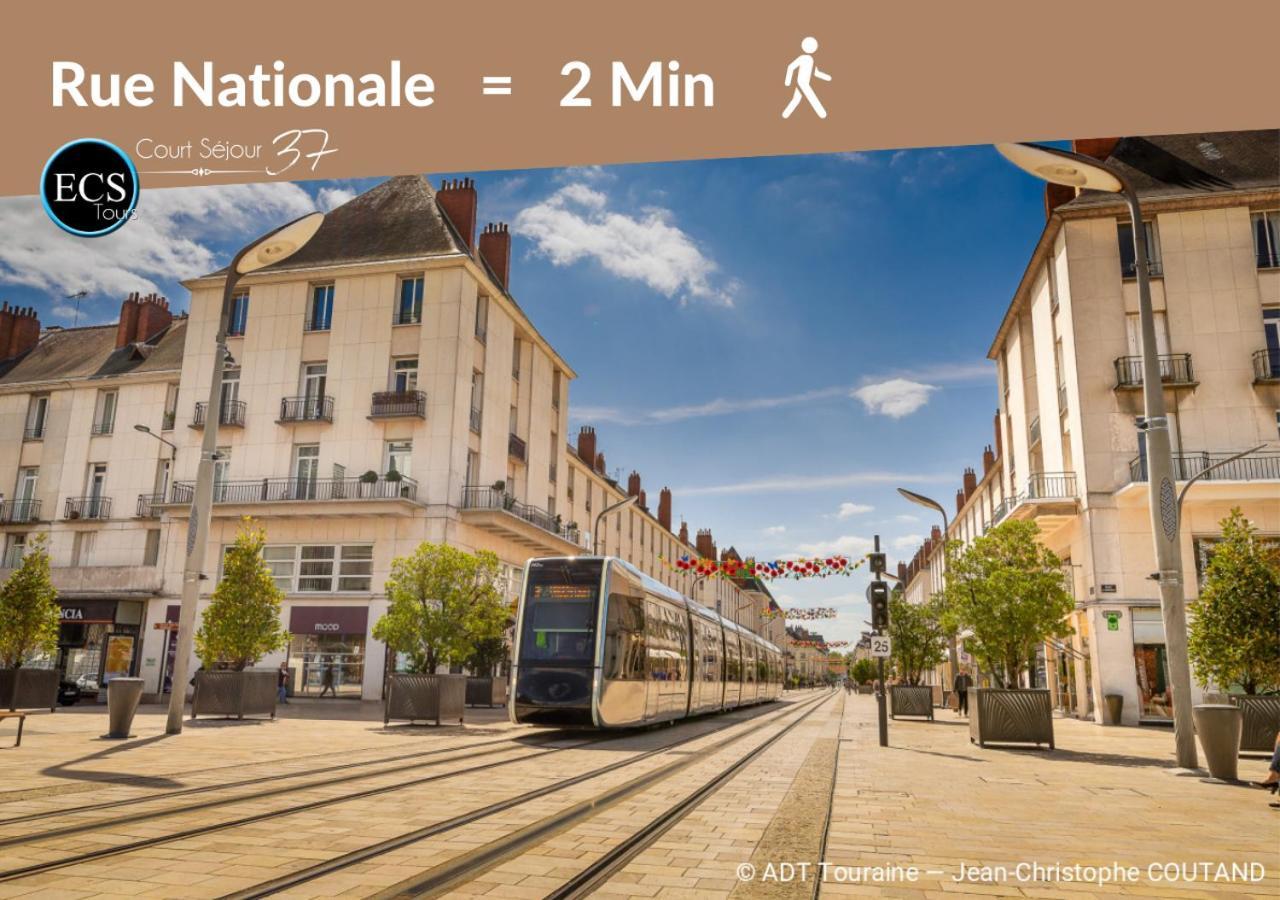 Le Constantine - Quartier Historique - Charme & Ancien Apartment Tours Luaran gambar