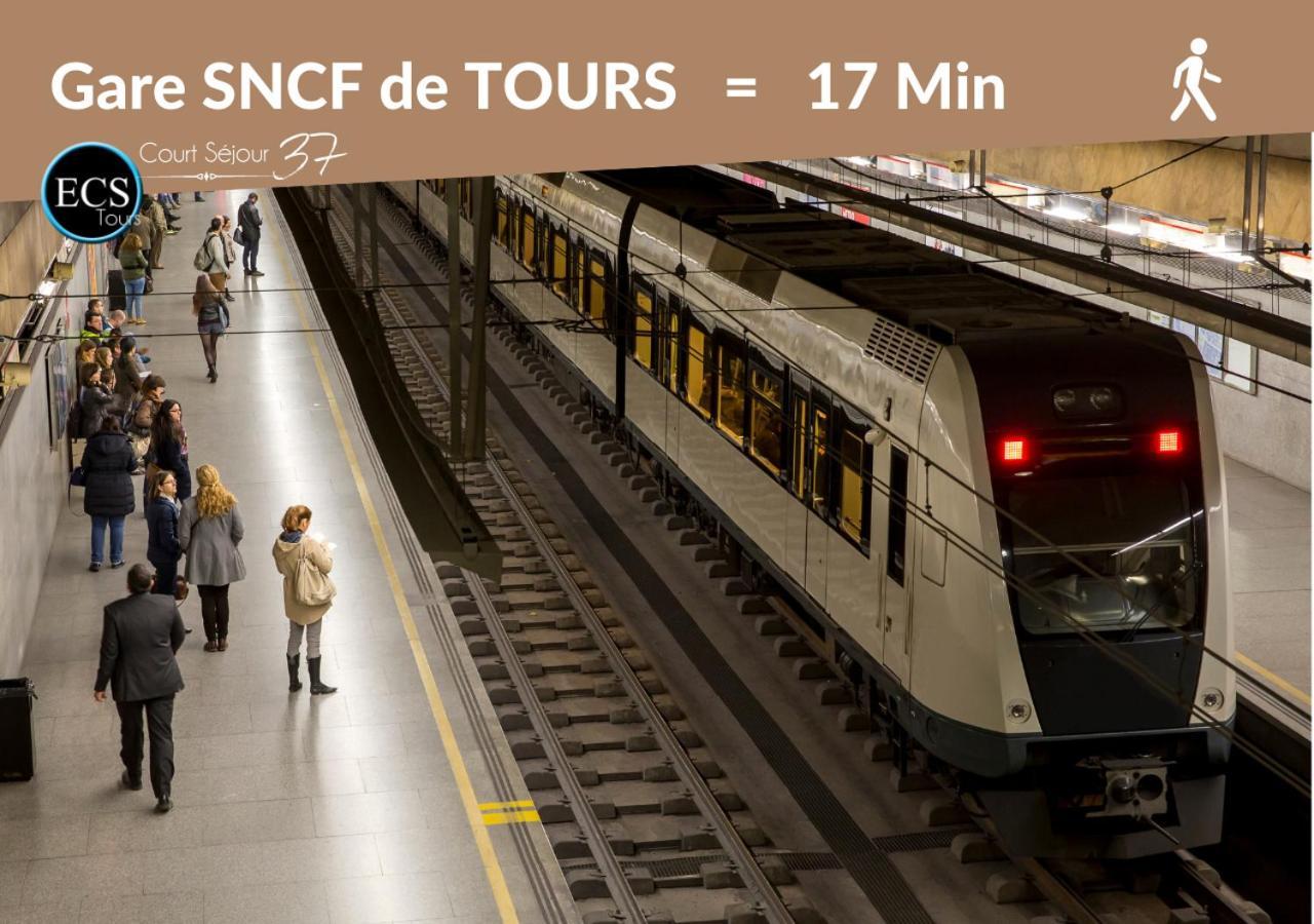 Le Constantine - Quartier Historique - Charme & Ancien Apartment Tours Luaran gambar